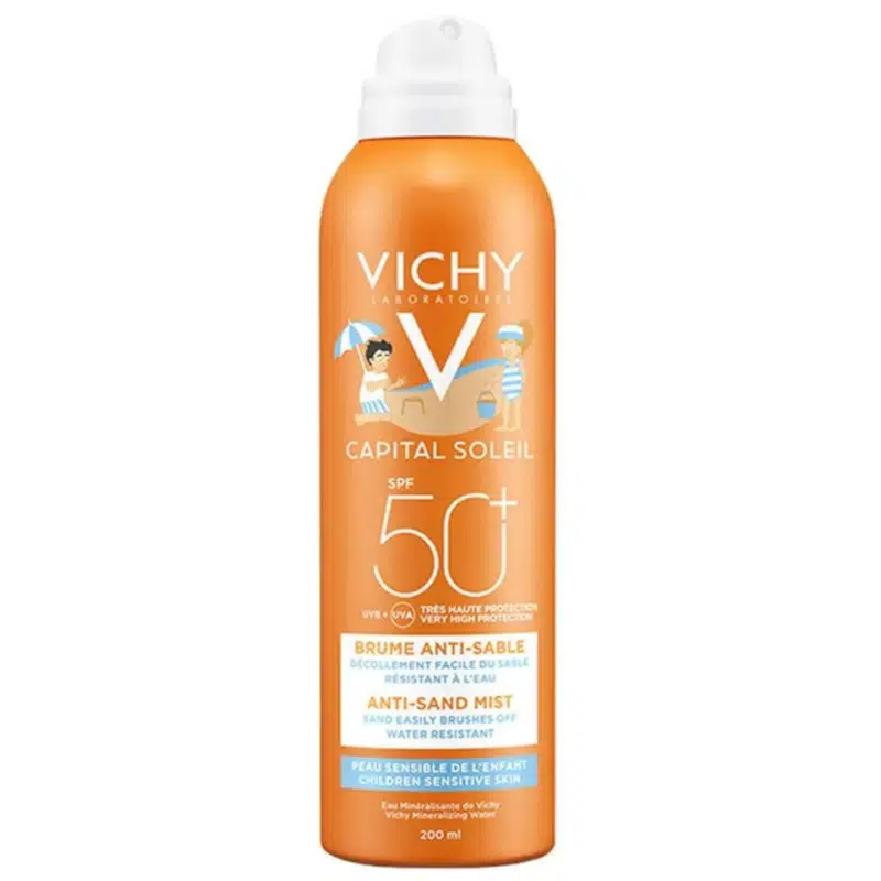Vichy Capital Soleil Güneş Spreyi Çocuklar için Yüksek Koruma Kum Karşıtı SPF50 200ml