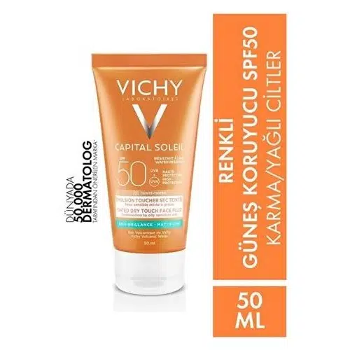 Vichy Ideal Soleil Spf50+ Mattifying Face Fluid Dry Touch 50ml