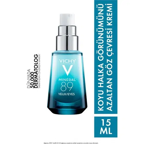Vichy Mineral 89 Göz Çevresi Bakımı Nemlendirme 15 ml
