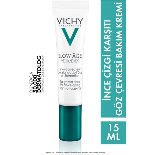 Vichy Slow Age Eye Care Probiyotik İçeren Göz Çevresi İçin Günlük Bakım Kremi Kırışıklık Karşıtı 15 ml