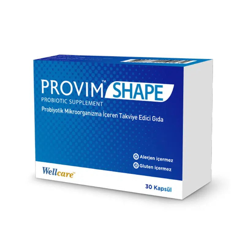 Wellcare Provim Shape Probiyotik Mikroorganizma İçeren 30 Kapsül
