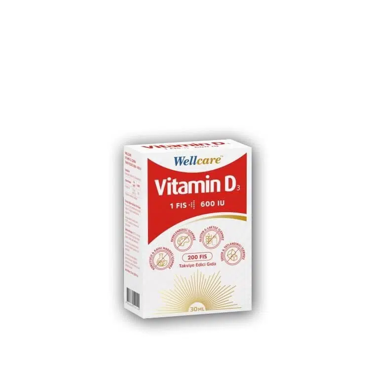WELLCARE VİTAMİN D3 SPREY 30ML (600 IU)
