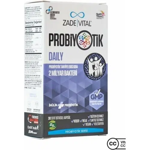 Zade Vital Probiyotik Daily 30 Kapsül
