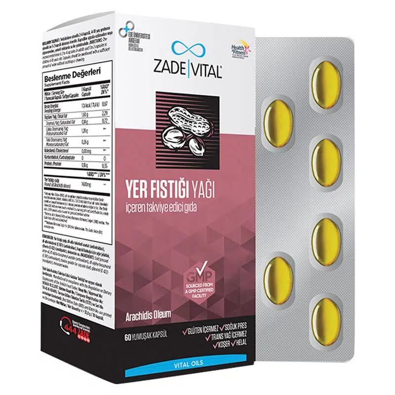 ZADE VITAL YER FISTIĞI YAĞI 60 YUMUŞAK KUTU KAPSÜL